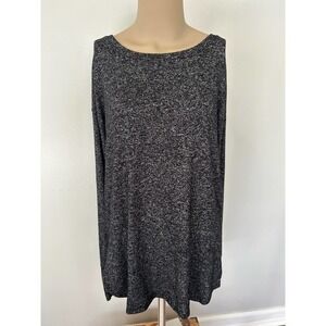 Women's Athleta Heather Black Pullover Sweater Size Small